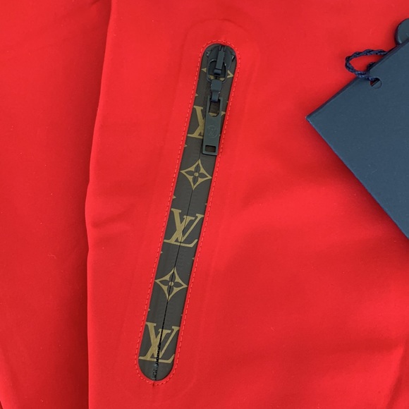 LOUIS VUITTON RED LEGGINGS SIZE 36 - Picture 9 of 12
